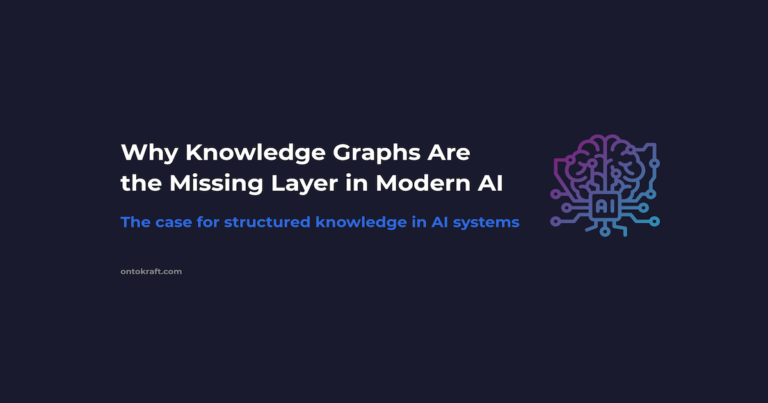 knowledge graphs missing layer in modern AI