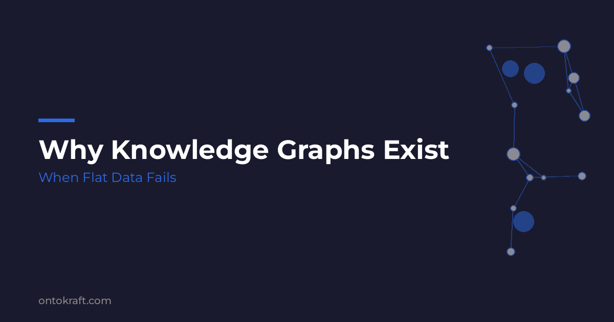 why knowledge graphs exist
